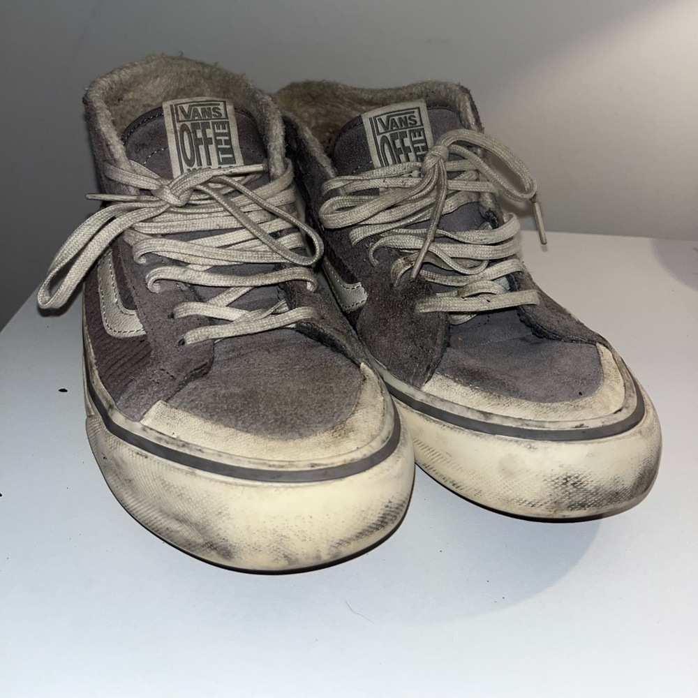 Women/ Men’s Vans Decon High-Top Sneakers| Corduroy & Sherpa| W: 6 | M: 4.5 - Picture 3 of 8